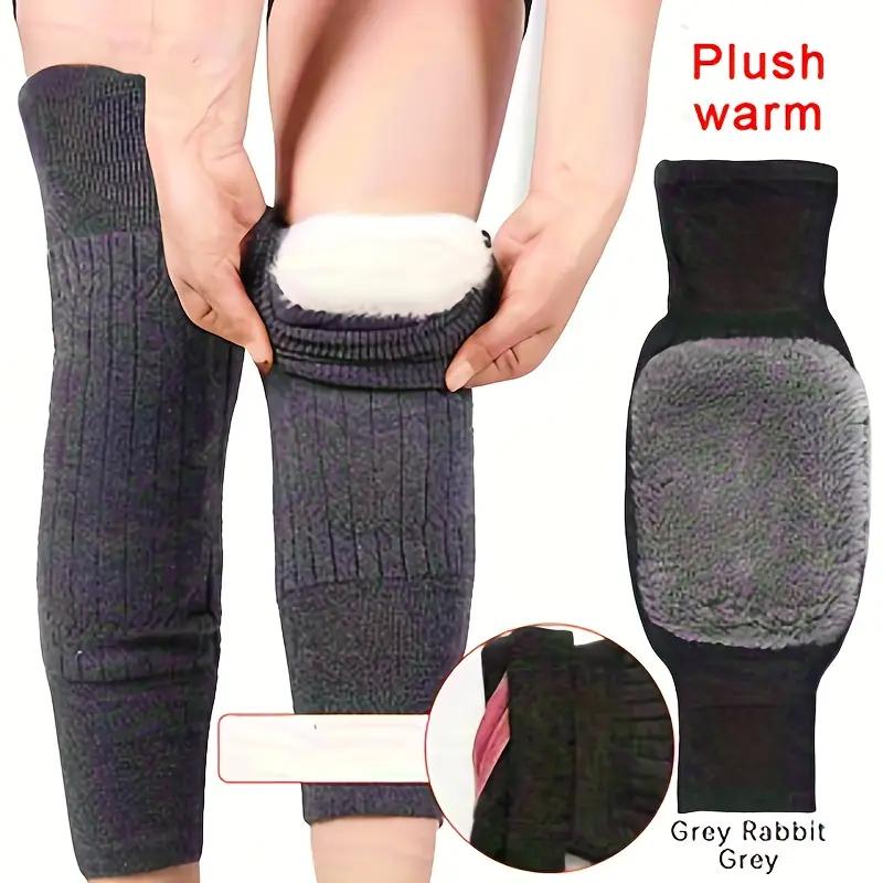 1pair Thickened and Warm Knee pads - Soft and Comfortable Winter Knee Support, Suitable for Both Men and Women