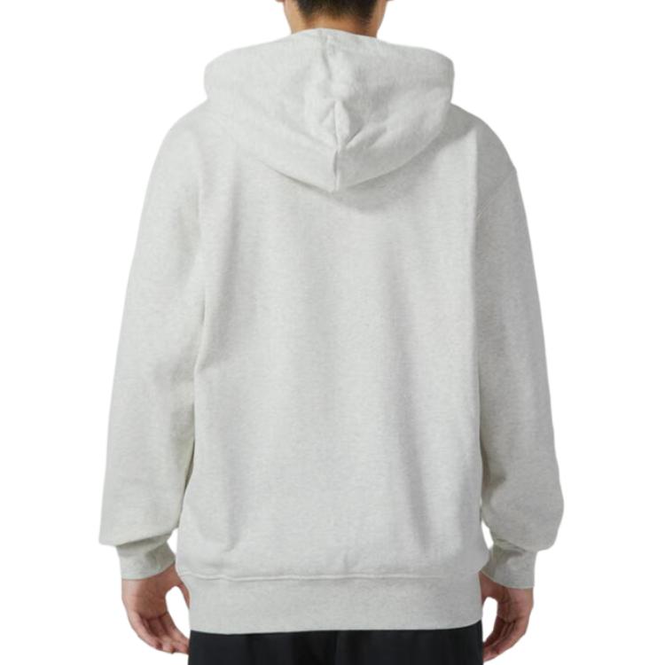 Jordan Logo Embroidered Drawstring Hoodie With French Terry Lining Men Hoodie White DQ7339-134