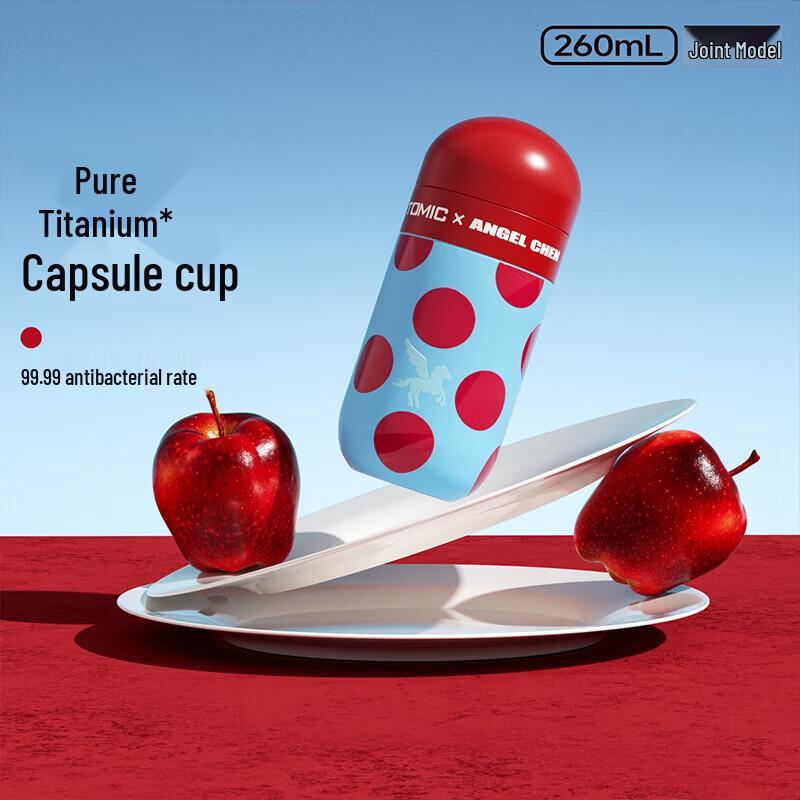 TOMIC Pure Titanium 260ml Insulated Capsule Cup