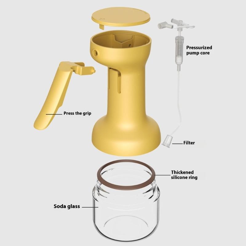 Nonslip Silicone Handle Oil Misters Bottle Leak proof Pump Sprayer For Healthy Cooking Oil Control And Multipurpose Kitchen Applications