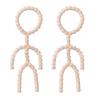 Felimoa Toy Skeleton Plush Toy, Pre-assembled, Movable, Approx. 20cm, Set of 2