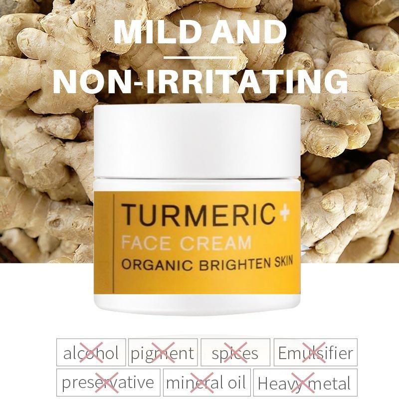Turmeric Whitening Face Cream Anti Aging Facial Serum Control Pore Shrink Remove Dark Spots Essence Moisturizing Brighten Skin