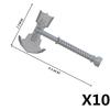 MOC Mattoncini Militari Figura Medievale Soldato Accessori Arma Spada Ascia Coltello Pugnale Martello Giocattolo Mini Mattoncino Regalo R027