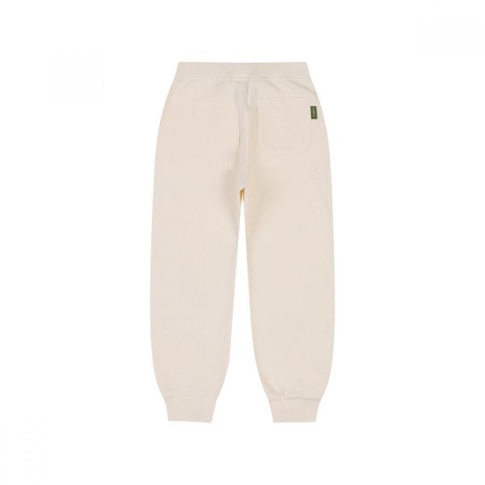 Kangol Kids Club Logo Jersey Jogger Pants 0001 Cream