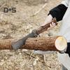 Folding Hand Saw with Wooden Handle Sharp Blade Double-Sided Teeth Compact Design Mini Saw Woodworking Tool