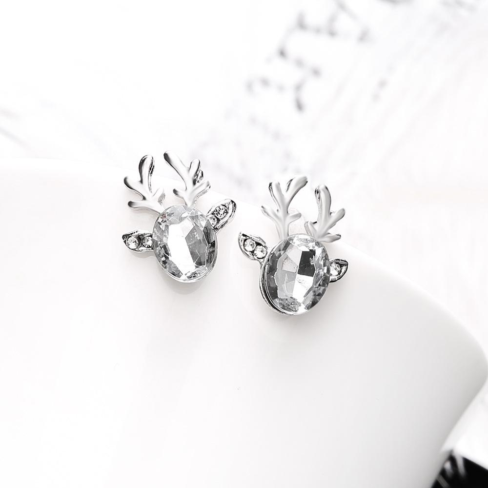 

Набор колец с изображением оленя и циркона, набор колец с Лосьем и стразами, открытое регулируемое кольцо для пары, ювелирные изделия для женщин и мужчин, подарок для девочек и мальчиков