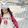 Korean Style Solid Color Round Neck Long Sleeve T Shirt For Toddler Boys Girls