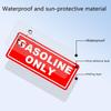 10Pc Diesel Only And Gasoline Only Stickers For Fuel Tank | Vinyl Waterproof And Sunburn Resistant Diesel Only & Gasoline Only Decals For Fuel