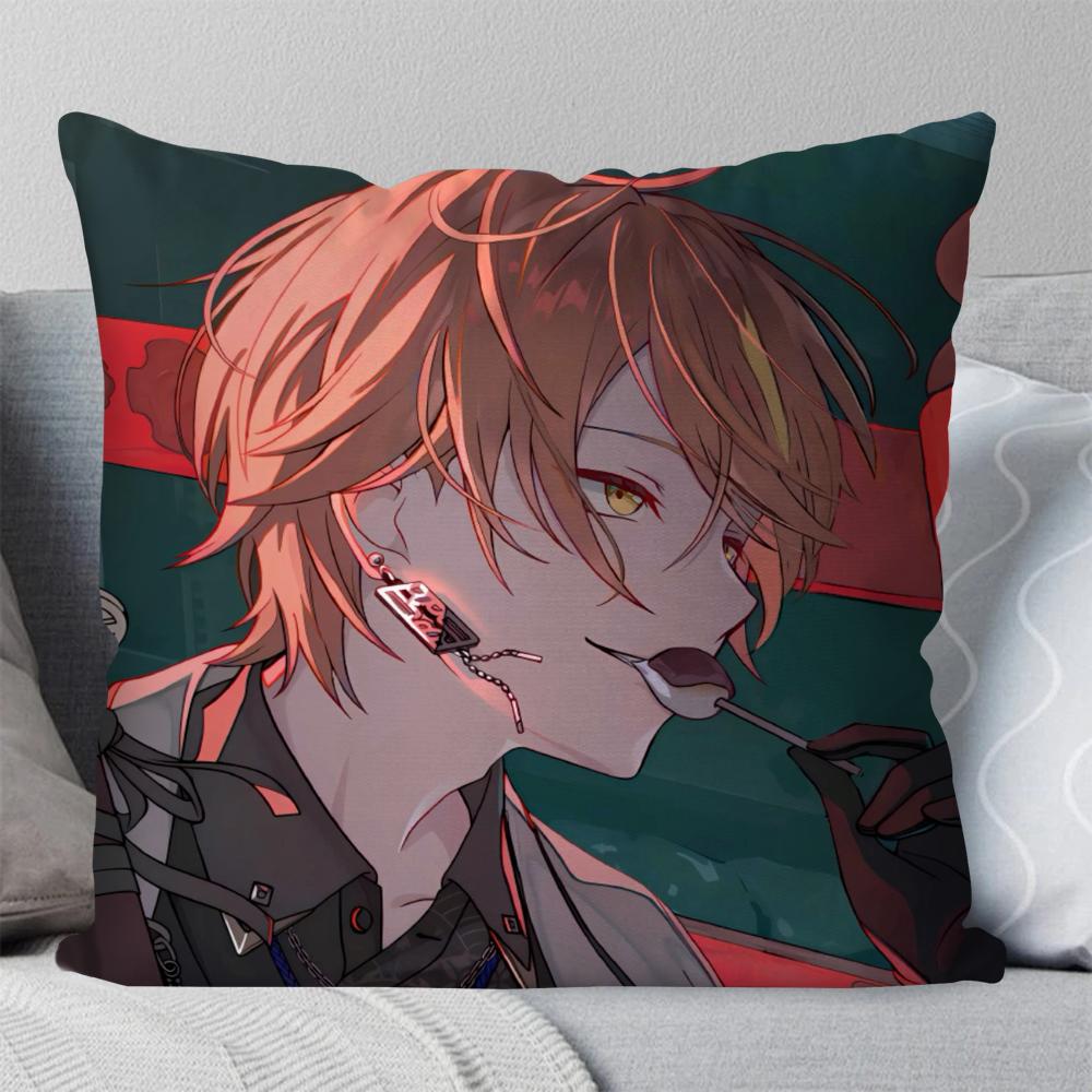 Akito Shinonome Animation P-Project Sekai Pillow Case Square Pillow Bedroom Sofa Leisure ComfortLivingRoom Home Decoration 40X40