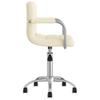 Office Chair Swivel Cream Fabric