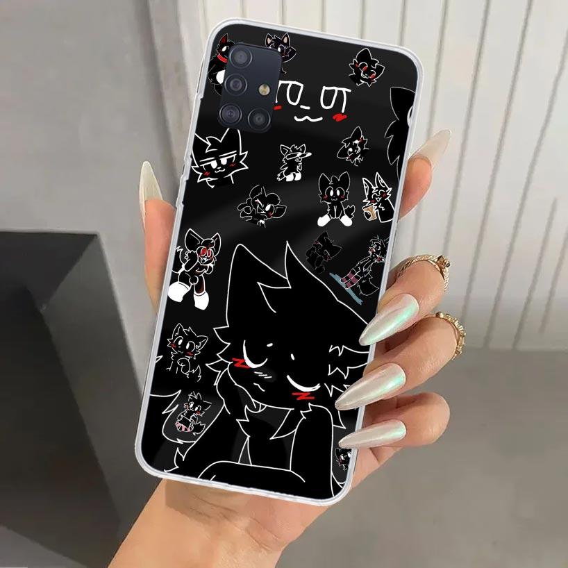 Boykisser Cat Phone Case for Samsung Galaxy A52 A32 A22 A12 A02S A50S A30S A10S Note 20 Ultra 10 Plus S10 A31 A20 A71 A72 Galaxy