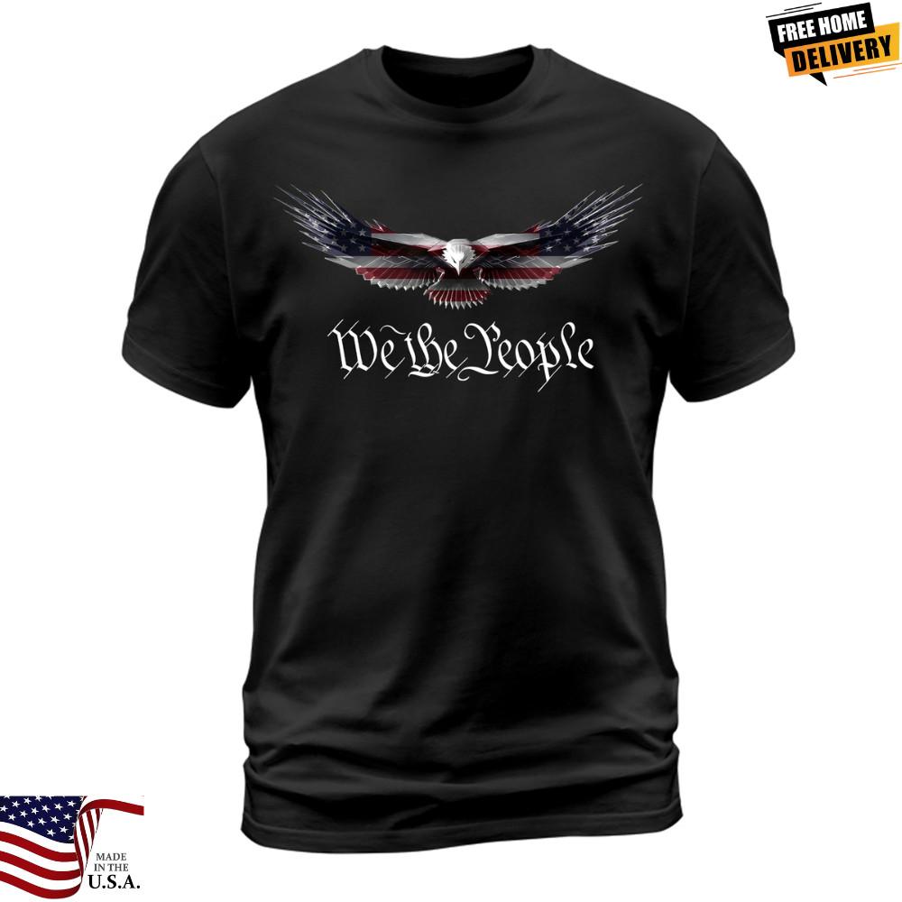 Sale American Patriot Freedom Eagle USA Flag TShirt TShirt Unisex T-Shirt L