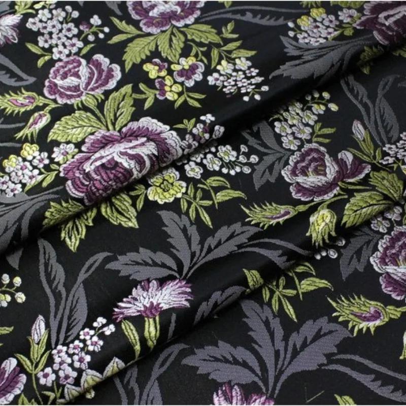 100x75cm  Mongolisk dräkt Tyg Kinesisk Sidenbrokad Jacquardväv Tyg DIY Väska Bokomslag Föreställningskläder