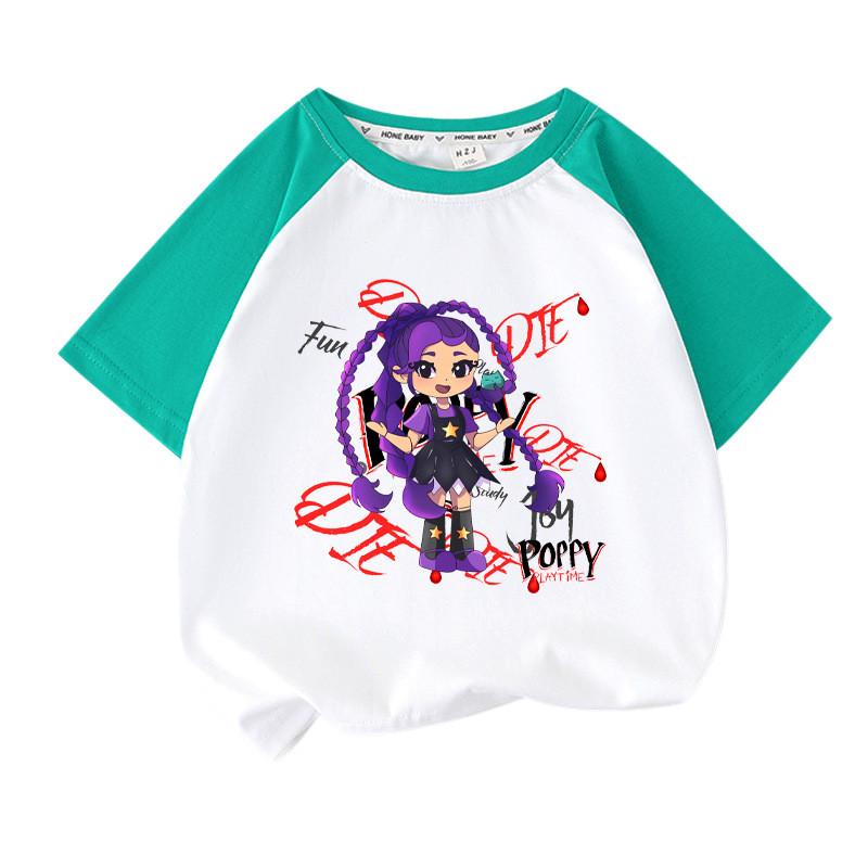 Детская футболка для девочек с принтом Lily Lovebraids, реглан, короткий рукав 100cm зелёный