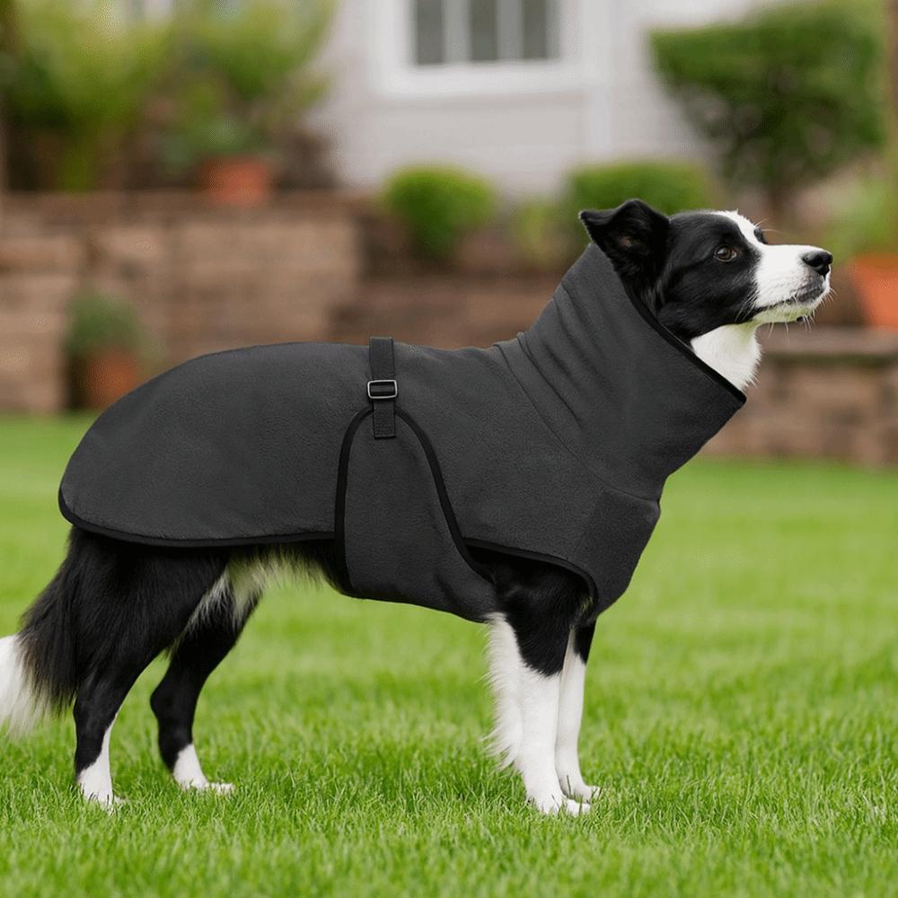 Warm Dog Anxiety Vest Windproof Dogs Calming Jacket Solid Color Pet Vest Coat  Outdoor Activities