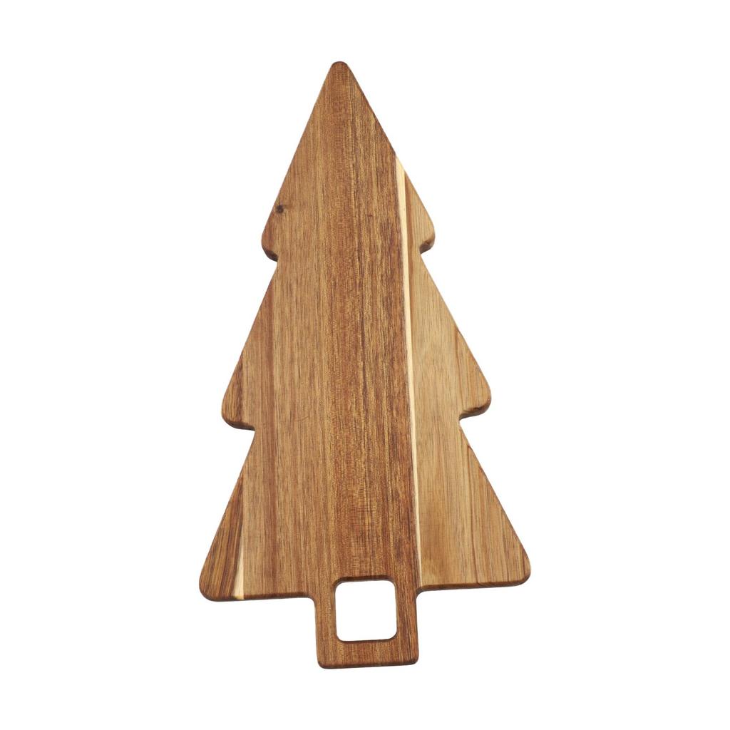 Cartoon Fruit Board Acacia Wood Cutting Board 35*18*1.5 Acacia Wood Cutting Board Food Preparation Christmas Tree Shape