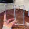 Transparent Acrylic Shockproof Case for iPhone 17 Air 16 15 14 13 12 11 Pro Max Plus Soft TPU Bumper Hard Cover