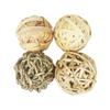 Woven Grass Chew Ball Toy for Rabbits, Guinea Pigs, and Chinchillas