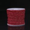 Tibetan Gold-Plated Woven Bracelet with Bodhi Beads and Cotton Rope