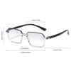 Fashionable Anti Blue Light Reading Glasses Men Women Long Range Presbyopia Eyeglasses Frameless High End