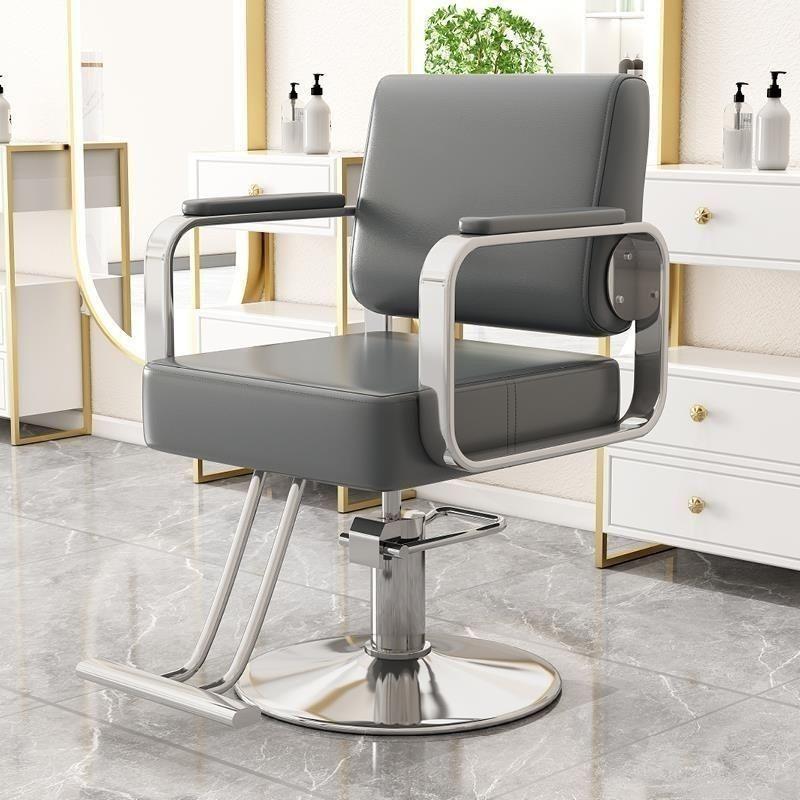 High-End Reclining & Liftable Barber Chair for Salon and Hairdressing