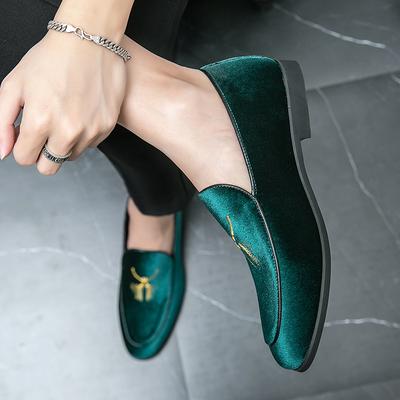 2025 Wildleder Lederschuhe Herren Klassisch Business Für Männlich Luxus Fahrerschuhe Herren Mokassins Britisches Design Rutschfest Herren Anzugschuhe