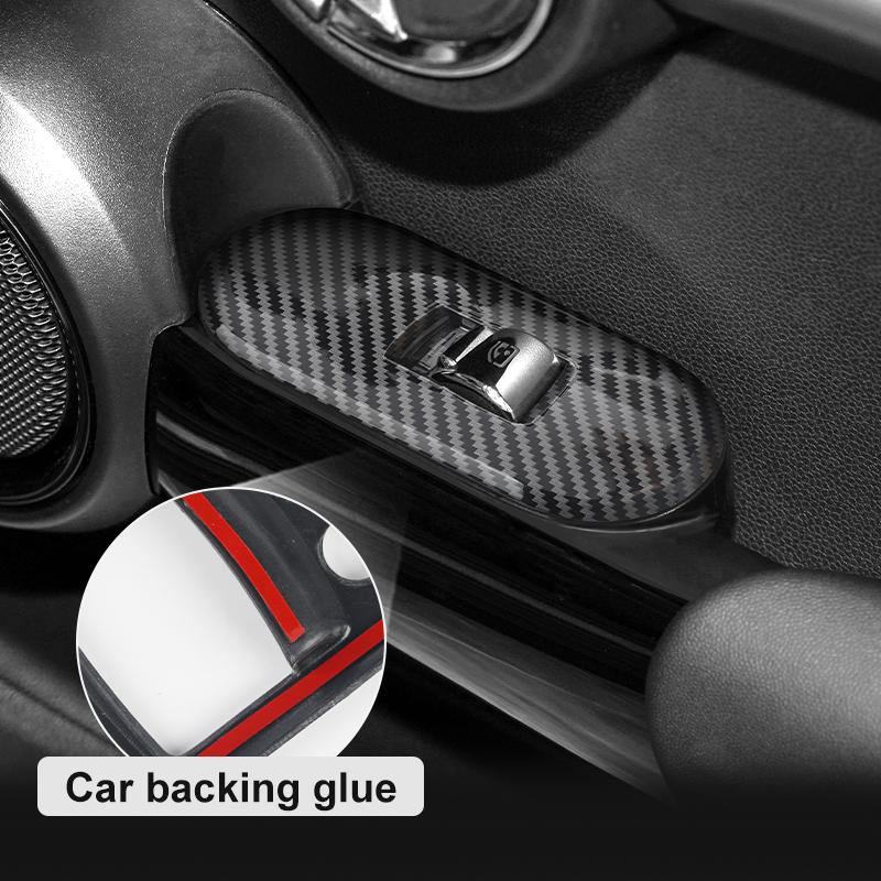 Car Window Lift Panel Decorative Shell For MINI COOPER S JCW F56 2014- ABS Car Window Button Interior Decoration Accessories