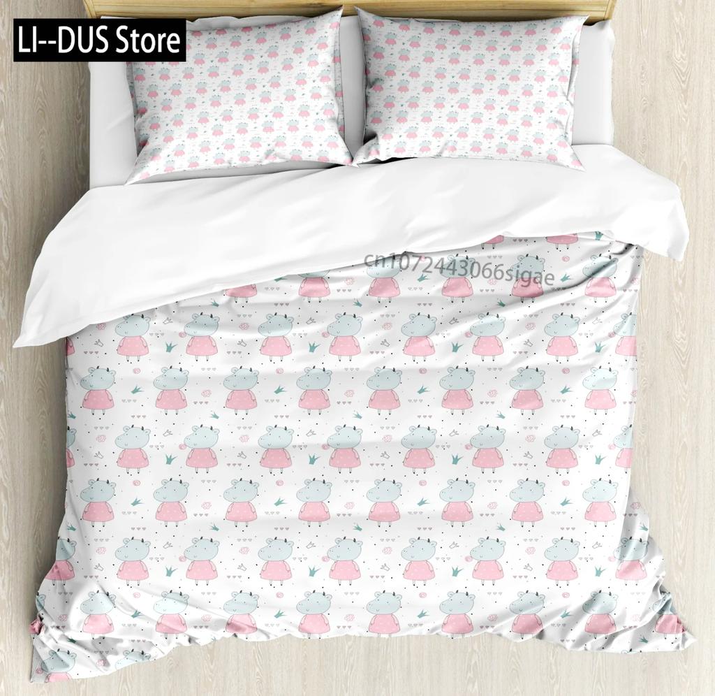 Comforter Cute Milk Cow Print Twin King Queen Microfiber Cartoon Cattle Bedding Set Farmhouse Animal Theme Comforter
