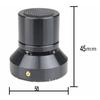 ABWR-12X Speaker Isolation Stand Lead Alloy Adjustable Tray Pad Ball Foot Speaker Stand Isolation Feet Spike Black