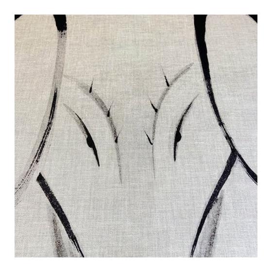Ito Jakuchu Elephant Design Tenugui Towel - Japanese Art, Sumi-e, Modern Design, 100% Cotton, 90x35cm