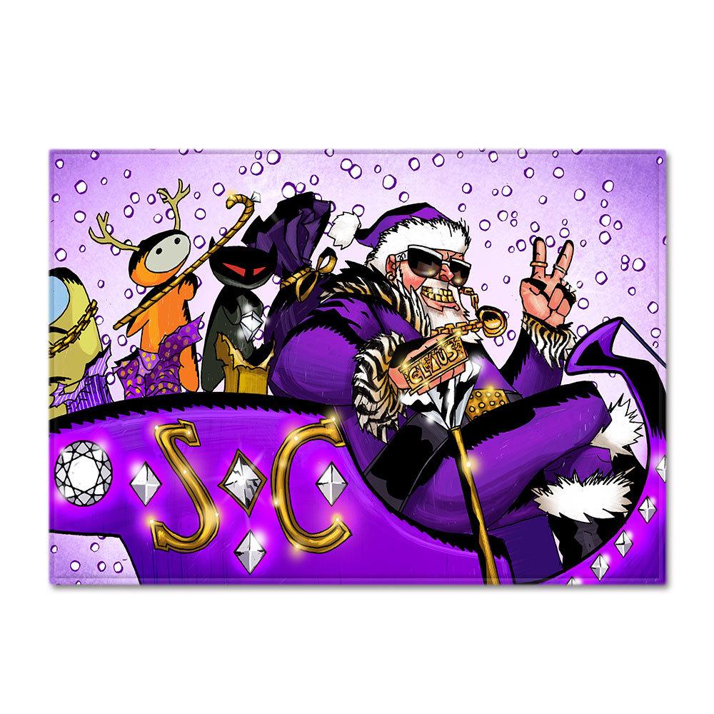 Christmas Living Room Floor Mat Bedroom Dining Room Carpet Carpet Doormat