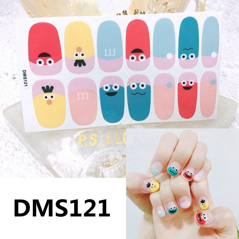 New Adorable Cartoon Expression Nail Stickers - Fun, Cute, No-Bake Design