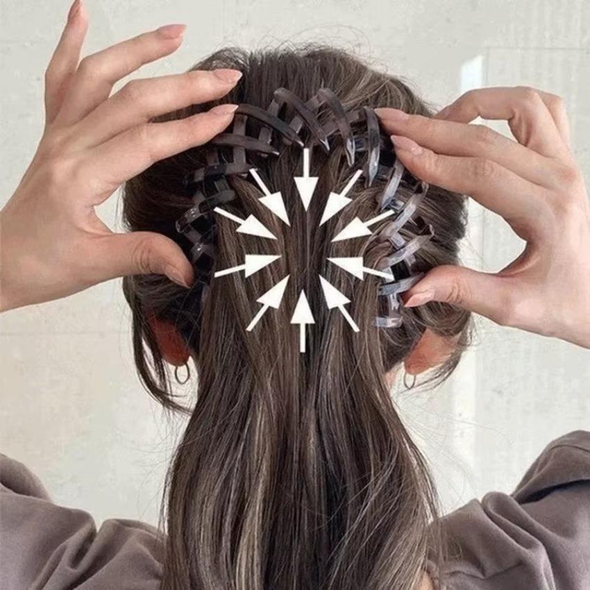 Girls Claw Hair Clamp Grab Barrettes Korean Pin Tail Horsetail Buckle Hair Clip Accessories for Women Fashion Simple