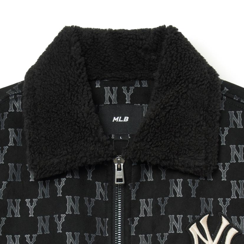 New MLB Jackets Unisex Black 3AJPM0334-50BKS