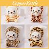 Tiny Plush Tiger Keychain Bag Charm Cute Cartoon Animal Gift For Kids