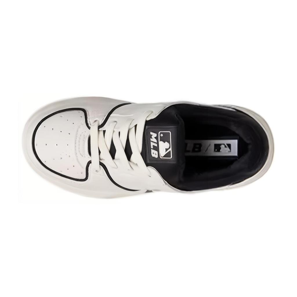 New MLB Chunky Liner Abrasion Resistant Low top Skateboard Shoes Ecru Kids' 7ASXLB24N-50WHS