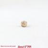 Star and Moon Bodhi Beads: Pure White High-Density 108 Bead Bracelet for DIY Prayer Accessories