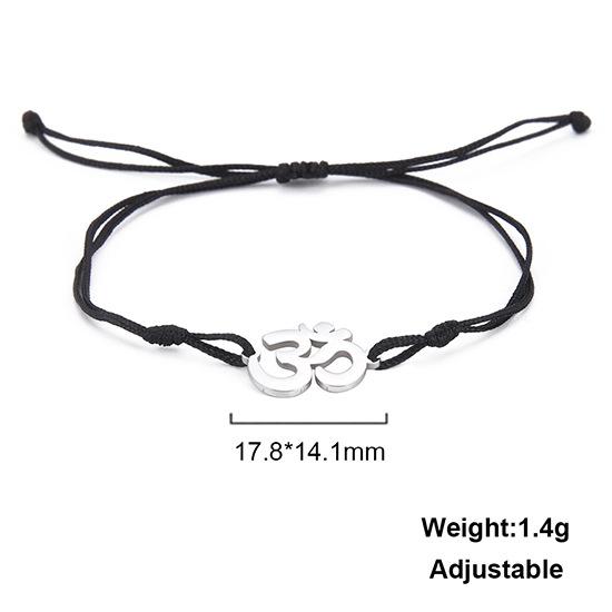 Retro Stainless Steel Personality Witch Knot Dog Paw Bracelet
