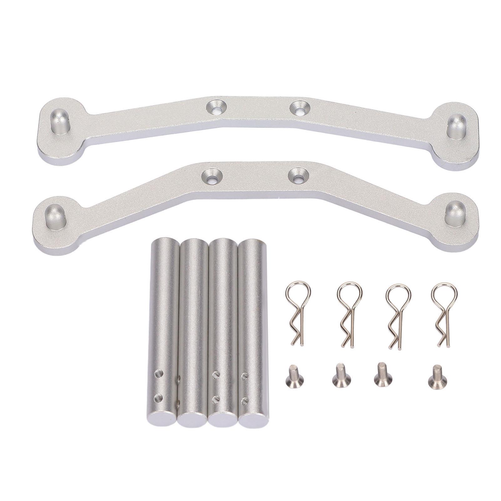 

RC Metal Aluminum Body Mount Set CNC Machining Silver Color RC Replaceable Parts for ARRMA Typhon