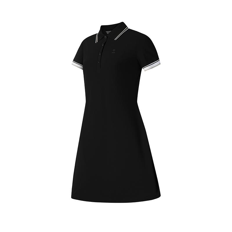 

New FILA Golf Series Short Sleeved Dress Women s Pitch Black A11W525318F-BK S(160/80A)