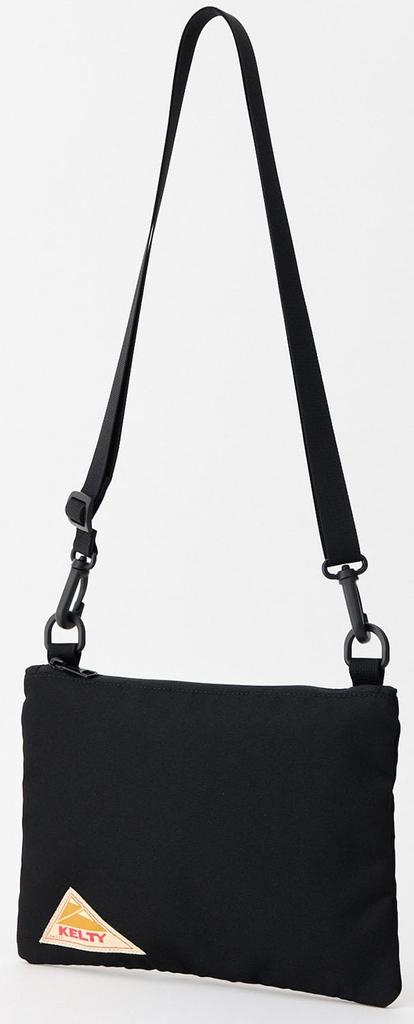 KELTY ES FLAT POUCH S Outdoor Shoulder 18cm x 26cm x 3259270626 Bag, 1cm, Black,
