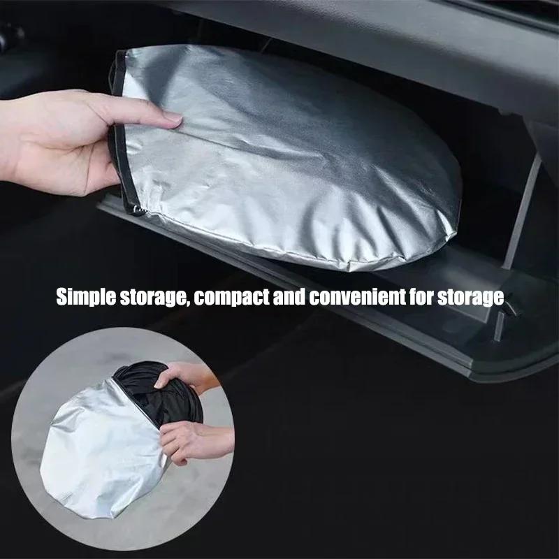 MZIZ2 For BMW Performance F25 F26 F15 F16 E90 E91 E92 E60 E84 G22 G32 F13 F36 G30-Car Windshield Sun Shade Visor UV Protection Shield