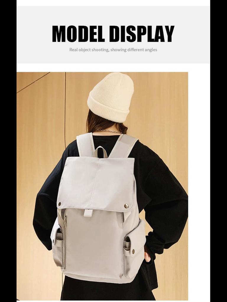 American College Style Cross-Border Backpack - Large Capacity, Trendy, Unisex, Customizable Logo