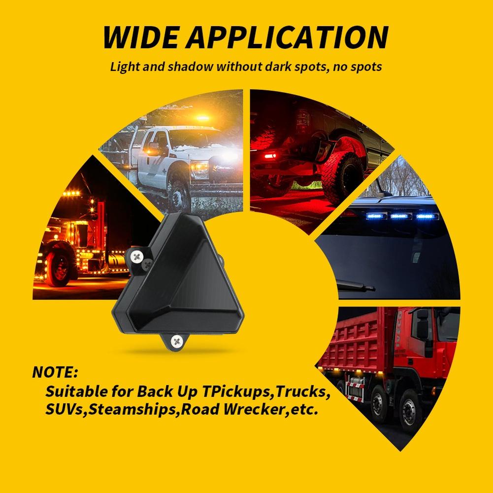 

For Car Truck Motorcycle Trailer LED Side Marker Light with 18 LED Chips IP65 Waterproof and Dual Voltage Support