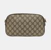 [Pre-Owned] Neo Vintage Series Gold Foil Logo Metal Tiger Head Monogram Canvas And Leather Camera Bag - Very Good #BOQEC0