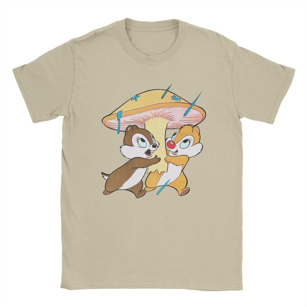 Chips 'n' Dales Men's T Shirt Funny Tees Short Sleeve Crewneck T-Shirt Cotton 6XL Tops