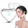 Rechargeable EMS Microcurrent Facial Massager, Gua Sha, and Facial Roller with Heating, 3-Color LED, Full Body Use At Home, 4 Multi-Function Modes, Wa