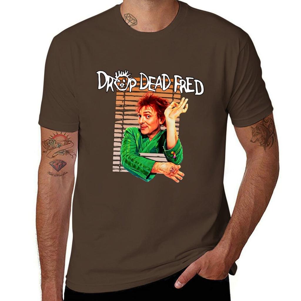Drop Dead Fred classic Rik T-Shirt anime aesthetic clothes boys whites t shirts for men graphic