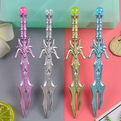 Back To School Season 10pcs 0.5mm Chinese Style Orb Shura Knife Style Gel Pen Personalized Style Weapon Pen Prize Gift Special Pen
