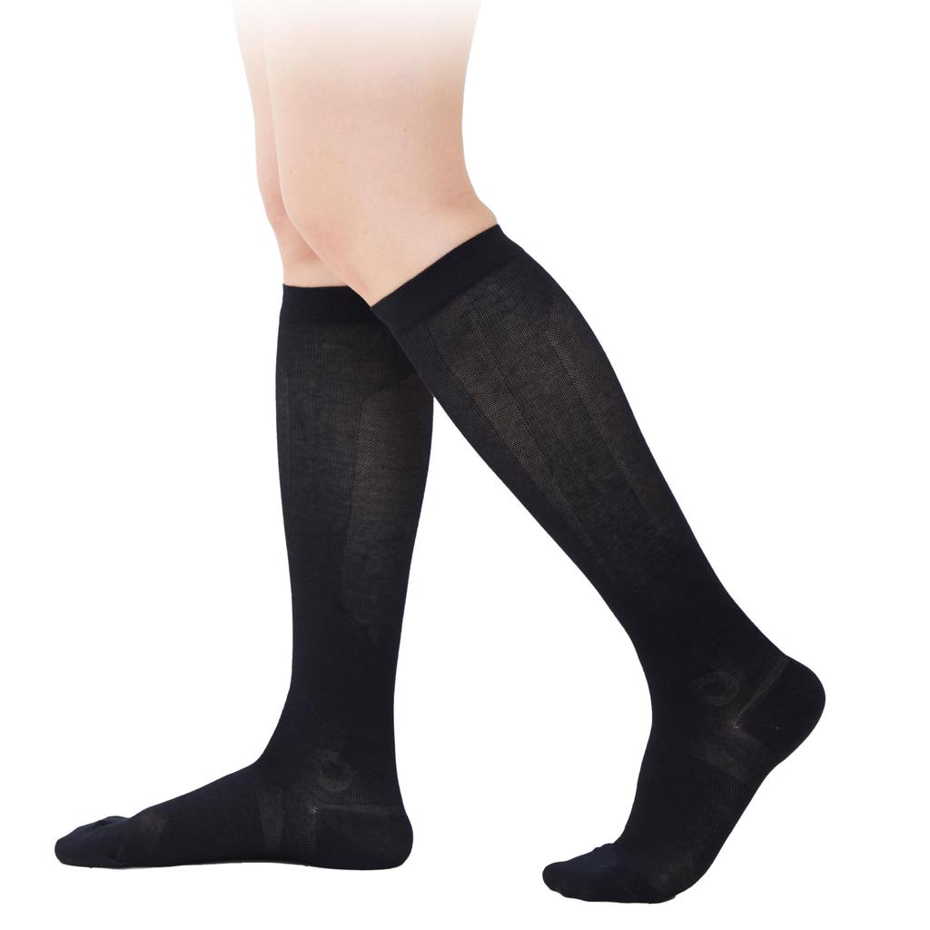 Supports a Beautiful Body and Posture Awareness Knee Improve Posture from the Feet Up While You Kilesapo Compression Socks by Chinami Made In 6448AS